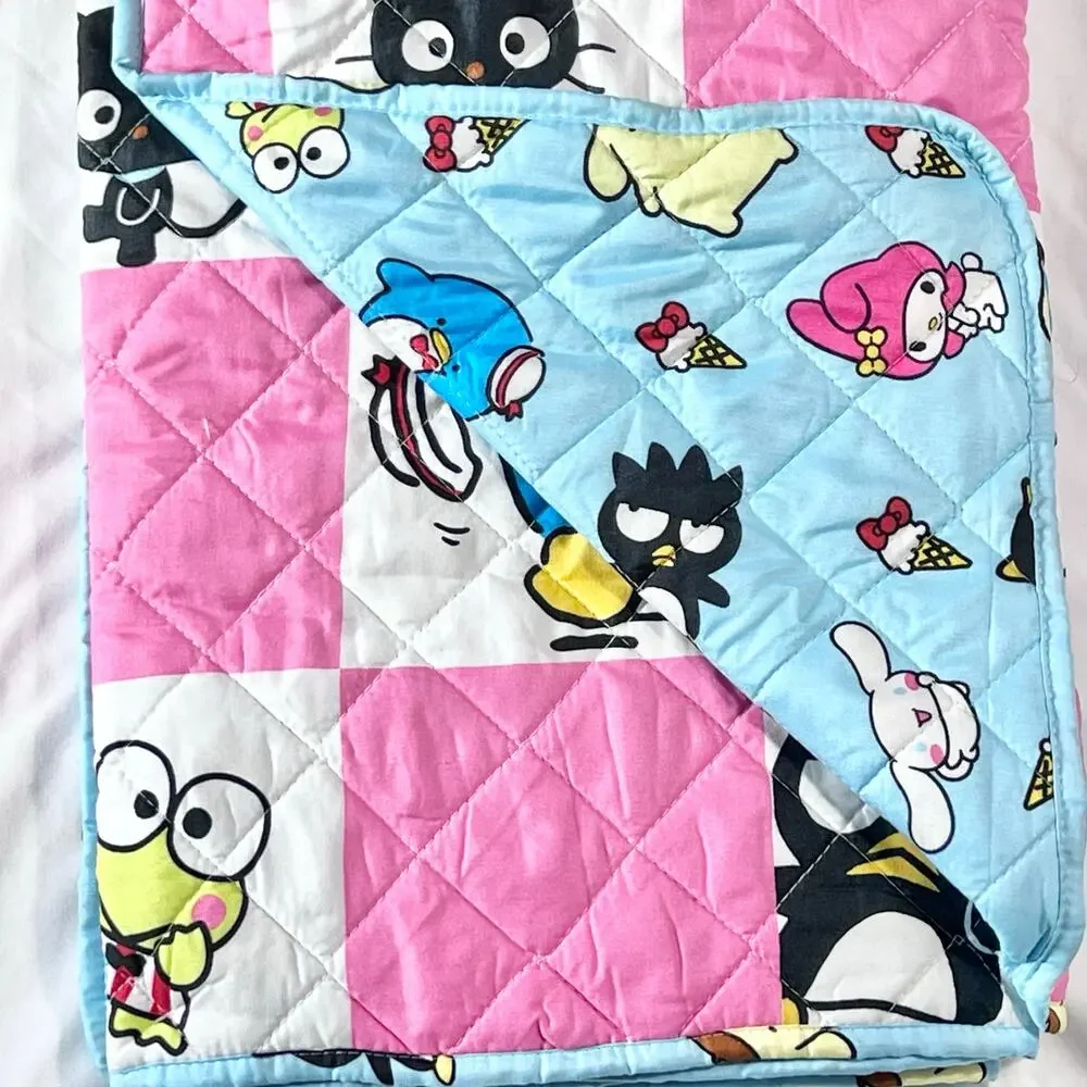 Hello Kitty and Friends Twin Quilted Blanket 60